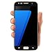 Galaxy S7 Screen Protector, TJS [5.1” Full Screen Coverage Premium Tempered Glass] 0.013” Thinnest 3D Full Coverage/9H Hard/2.5D Curved Screen Protector for Samsung Galaxy S7 (2016) - Black