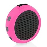 Braven 105 Wireless Portable Bluetooth Speaker [Waterproof][Outdoor][8 Hour Playtime] with Action Mount/Stand - Raspberry