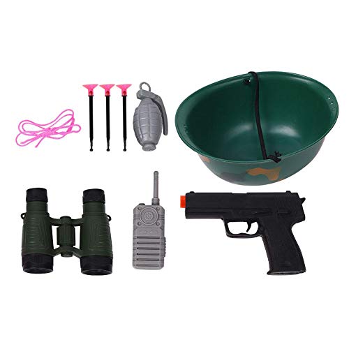 Kids Child Pretend Play Toys Accessory Tool Lots Profession Role Plays Game Toy Set(Camouflage) - Thumbnail 2