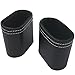 Hand-Made Dice Cups [Set of 2] with Faux Leather Exterior and Green Felt Inside | Narrow Shape Makes It Fit Inside Many Board Games Such As Backgammon