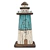 Morning View Wooden Lighthouse Decoration Nautical Decor Wood Lighted Lighthouse Ornament Decorative Lighthouse Tabletop… 41lyPT0 njL. SS100