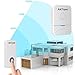 Wireless Doorbell, Wireless Door Bell Chime Kit with LED Light, Easy Install, by AikTryee.