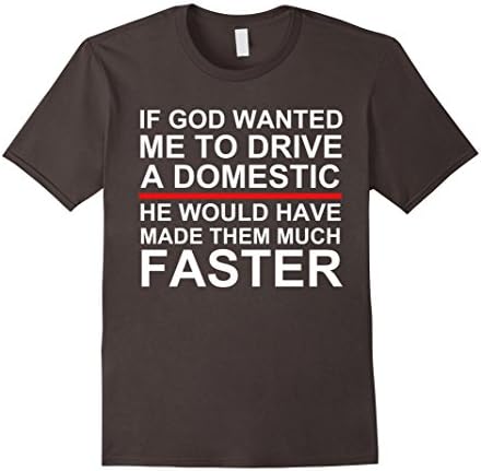 Men's Funny Euro Car Shirt Pro JDM or Euro Car E46 STI Si Mini WRX Medium Asphalt