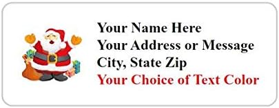 Amazon.com : 60 Self Adhesive Christmas Santa Address Labels 1