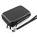 Lacdo Samsung T5 Case, 2-in-1 Hard Travel Case for Samsung T5 T3 Portable SSD 250GB 500GB 1TB 2TB USB 3.1 Type C External Solid State Drives EVA Shockproof Storage Carrying Protective Bag, Black