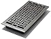 Decor Grates AJL614W-NKL Oriental Wall Register, 6-Inch by 14-Inch, Nickel