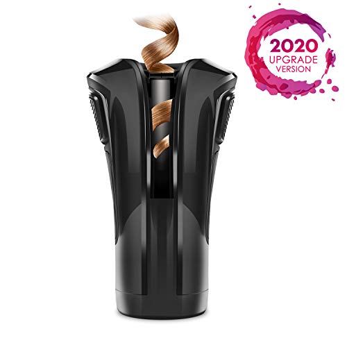 Hair Curler, MKBOO Curling Iron Automatic Curling Iron Ceramic Rotating Adjustable Temperature  Time Curl Direction LED Digital 360°Roatable Professional Hair Curler for Different Curl Style