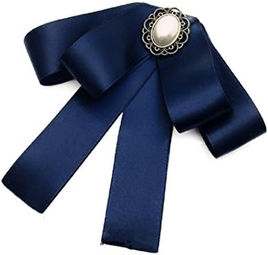 Lady Bow Tie Fashion Bowties for Wedding Party FUNNY365 (Navy Blue)