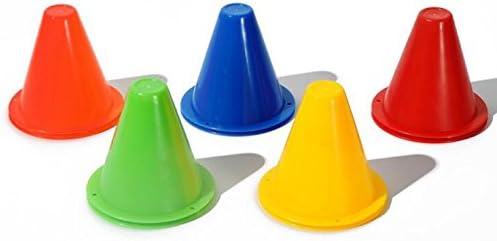 Arbre Ten pcs Slalom Cones Sporting Roller Skating Pile Obstacle (Random Color)