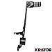 Krator BPD005-B Black Compatible with Yamaha YZF-R1 / YZFR1 2004-2006 Rear Brake Pedal Folding Foot Lever Shift