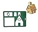 Gingerbread House Cookie Cutter - 3D Christmas House Biscuit Baking Moulds Scenario Favorite Holiday Shapes including Chritmas perfect gingerbread house