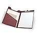 Samsill 71414 Value Padfolio, Heavy Vinyl, Brass Clip, Writing Pad, Inside Pocket, Burgundy, 8.5 x 11