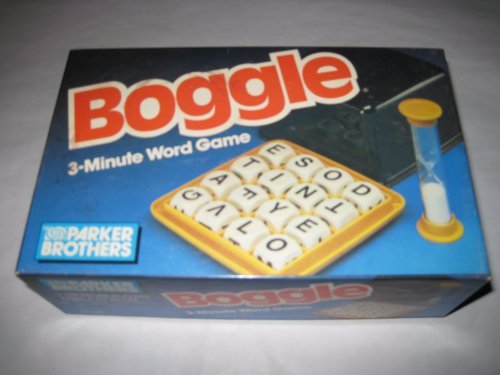 Boggle 3-Minute Word Game 1987 Edition