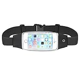 ilooper Reflective Sweatproof Running Belt Waist Pack With Touch Screen For Iphone 6,6S,6 Plus,6S Plus,Samsung Galaxy S5,S6,S7,Edge,Note 3,4,5