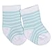 Gerber Baby 6-Pair Wiggle Proof Sock, Elephant Dream, 0-3 Months