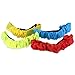OULII 3-Legged Race Bands-4 Colors Elastic Tie Rope for 3-Legged Race Game