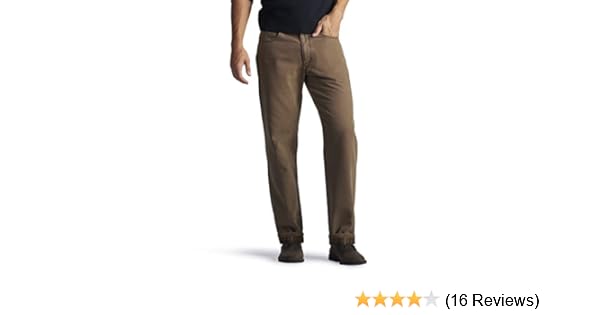 lee men's flannel lined jeans