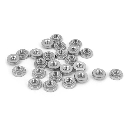 uxcell 1mm Thin Plates M3 Self Clinching Rivet Nut Fastener 25pcs