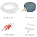 Uniclife Aquarium Air Pump 2 L/Min 2 W Single Outlet Oxygen Pump with Accessories for 10-30 Gallon Fish Tank