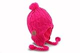 Tenergy Wireless Bluetooth Built-in microphone Beanie Basic Knit with Tassles, Color Pink