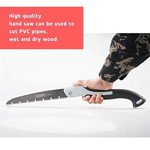 AIRAJ Professional Folding Saw, Portable 8" Multifunction Hand Saw