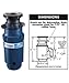 Whirlaway 291 1/2 Horsepower Garbage Disposer with Power Cord, Blue