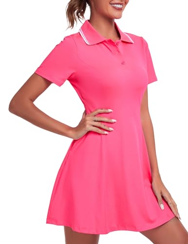 FKEEP Women's Golf Dress Tennis Dresses Workout Athletic Dress with Shorts/Shor…