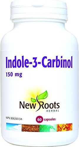 New Roots INDOLE-3-CARBINOL 150 mg, 60 Capsules