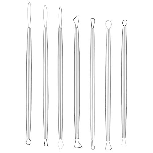Ceramic Pottery & Clay Ribbon Sculpting Tool Kit (Set of 7)