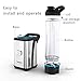 Homgeek Personal Mini Blender Smoothie Maker, Smoothie Single Serve Blender Portable Juicer Cup, Electric Power Mixer Fruit and Vegetable Single Serve,with Travel Lid and Tritan Travel Sport Bottle