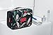 Hanging Toiletry Bag - Portable Travel Makeup Comestic Organizer - Durable Hanging Hook - for Women & Men, Perfect for Comestic, Personal items, Shampoo, Body wash (flower)