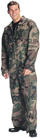 SANDRA Military Flightsuit Airforce Mechanic Camo Coveralls Flight Suit Uniform Overall