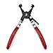 Huoqi Auto Repair Tool Swivel Flat Band Hose Clamp Pliers Clamping Tool (Pack of 1PCS)
