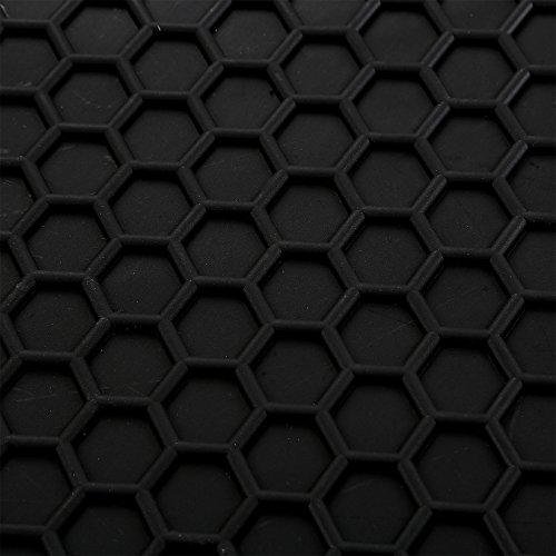 biosp Car Floor Mats for Toyota Camry 7th 2012-2017 Front And Rear Seat Heavy Duty Rubber Liner Black Red Vehicle Carpet Custom Fit-All Weather Guard Odorless - Thumbnail 7