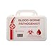 Bloodborne Pathogen/Body Fluids Cleanup Kit w/Fluid Solidifier, Biohazard Bag & Personal Protection Clothing - OSHA Requirement