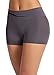 Jockey Women's Underwear Seamfree Sporties Wave Boyshort, jet grey, 8