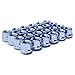 WheelGuard 1110, Zinc Finish, Open-end Acorn Bulge Lug Nuts, M14x2.0 Thread, 3/4 Hex (Pack of 24)