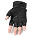 WTACTFUL Fingerless Gloves Half Finger Gloves Size Medium Black