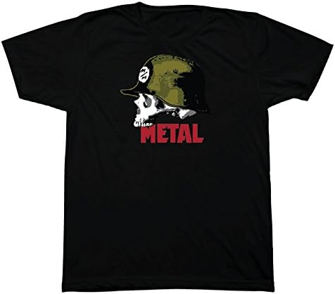 Metal Mulisha Men's Graphic Militant Logo Tee T-Shirt, Metal Black, 3XL