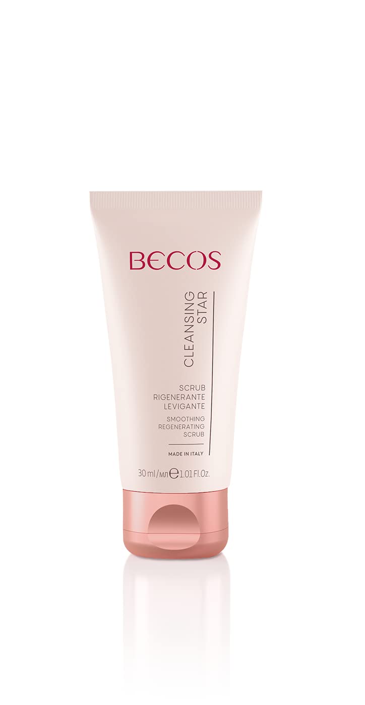 Becos Cleansing Star Facial Smoothing Regenerating Scrub Mini Size 30 ml. Dehydration, Asphytic Skin, Dyhomogeneous Coloured Skin