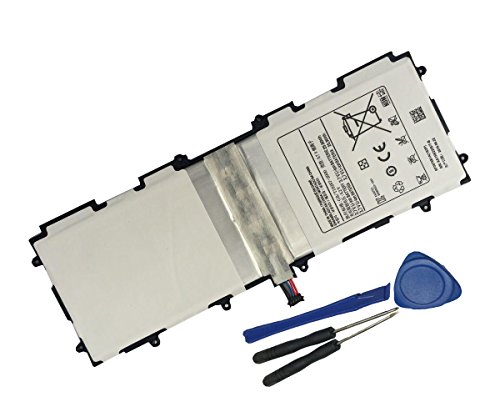 TesurtyReplacement Battery for Galaxy Tab 10.1 GT-P7500 P7510 GT-N8000 GT-N8010 GT-N8013 SP3676B1A(1S2P) SP3676B1A