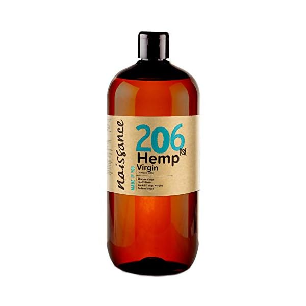 Naissance HanfÃ¶l (Nr. 206) - 900ml - Kaltgepresst HanfsamenÃ¶l fÃ¼r Gesicht, Haut, Haare