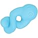 WEST PAW Zogoflex Tizzi Treat Dispensing Dog Toy – Interactive Play Toy for Dogs, Puppies – Floatable, High-Flying Dog Toys for Fetch, Catch, Tug of War, Recyclable, Dishwasher Safe, Large Aqua Blue