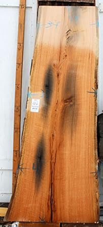 Live Natural Edge Bar Top Red Oak Raw Wood Slab Countertop Custom