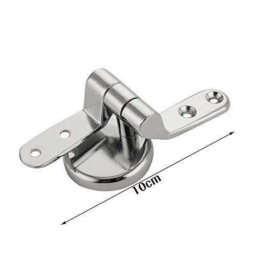Stainless Steel Toilet Seat Hinge Replacement Parts Mountings with