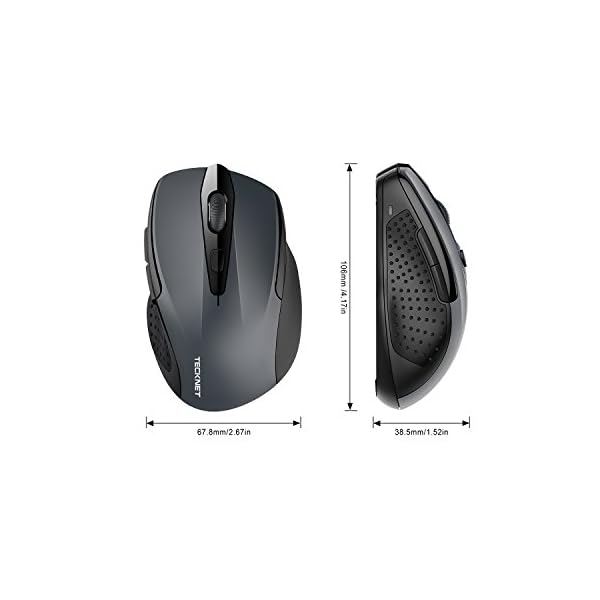 TECKNET-Bluetooth-Mouse-2600DPI-Adjustable-Wireless-Mouse-With-24-Months-Battery-Life-Cordless-Mice-for-PCTabletLaptop-Portable-Small-Travel-Mouse TECKNET Bluetooth Mouse, 2600DPI Adjustable Wireless Mouse With 24 Months Battery Life Cordless Mice for Computer/PC…
