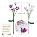 Anpro Solar Garden Lights - Outdoor Solar Garden Stake Lights with 6 Lily Flower Butterflies Combination,Waterproof Multi-Color Changing Flower Lights for Patio Yard Villa Lawn,Decorations