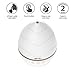 91District 300ml Ultrasonic Essential Oil Diffuser Humidifier, Electric Mini Cool Mist Aromatherapy Air Freshener - Touch Button, Whisper Quiet, Auto Shut-off, 7 Colors changing LED Light