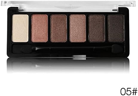 Absolute Waterproof Rose 6 Colors Shimmer Shadow Palette Eye Shadow Frosted Nude Shine Natural Silk Pigments (05#)