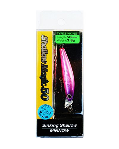 コーモラン(CORMORAN) ミノー アクアウェーブ シャローマジック 50mm 2.8g C.ピンクの商品画像